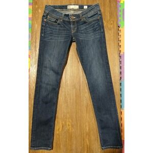 BKE Buckle Stella Dark‎ Wash Blue Denim Jeans Women's Size 28S (30x29in)